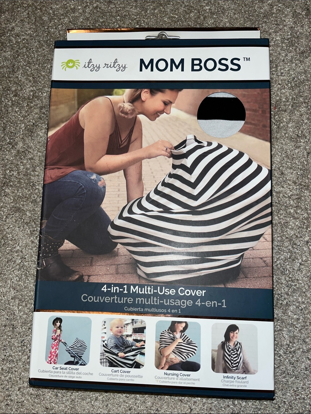 NWT Itzy Ritzy Mom Boss 4-in-1 Multi-Use Cover